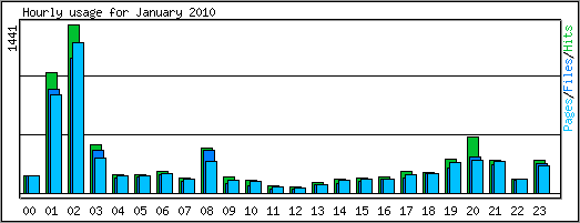 Hourly usage