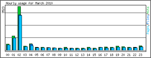 Hourly usage