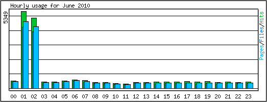 Hourly usage