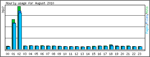 Hourly usage