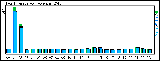 Hourly usage
