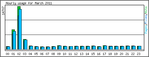 Hourly usage