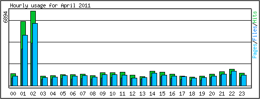 Hourly usage