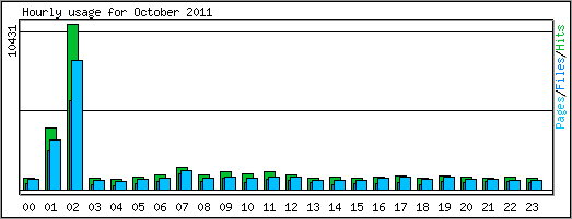 Hourly usage