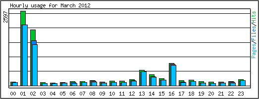 Hourly usage
