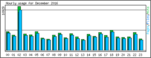 Hourly usage