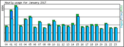 Hourly usage